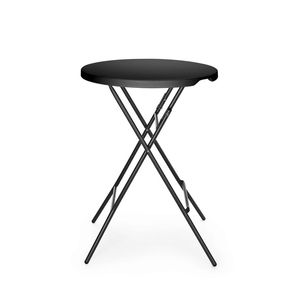 Table de bar ronde AmerBox noire 800x(H)1100mm - Product Image 1