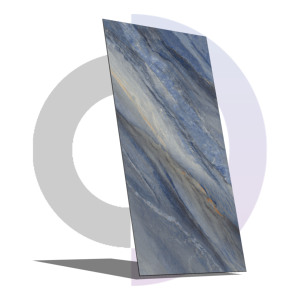 FENIX BLUE Alto brillo 600x1200MM / 24X48 Azulejos Ladrillo refractario de estilo clásico moderno para pared interior Las mejores tarifas - Product Image 1