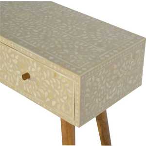 Mesa auxiliar de resina de estilo moderno con diseño de incrustaciones de hueso, taburetes de mesa de centro y otomanas para dormitorio y muebles para el hogar de Hotel - Product Image 3