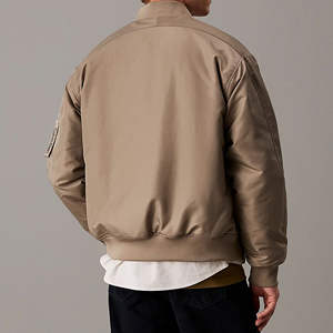 Chaqueta Bomber de Moda para Hombre, Chaqueta Bomber Deportiva de Nailon Hecha a Medida, Elegante, Talla Grande, Transpirable - Product Image 4