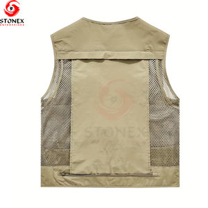 Nouveau gilet de sécurité réfléchissant 2025, design personnalisé, polyester respirant, vêtement d'été unisexe, fermeture éclair, séchage rapide - Product Image 2