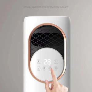 พัดลมไอน้ำเย็นและอุ่นแบบตั้งพื้น สำหรับฤดูร้อนและฤดูหนาว  วัสดุพลาสติก ใช้ได้ทั้งแบบตั้งพื้นและแบบติดตั้งในกล่อง เหมาะสำหรับใช้ในบ้านและรถบ้าน - Product Image 6