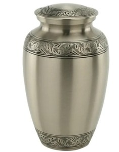 Latest Design Metal Cremation Urns Hand Engraved Design Border For Human Ashes Memorial Cremations Urns <b>Funeral</b> <b>Supplies</b> - Product Image 1
