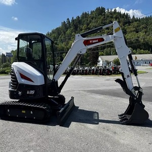 Mini-excavatrice sur chenilles hydraulique Bobcat d'occasion 3 tonnes avec moteur, godet de 0,4 m, PLC, boîte de vitesses, pompe, moteur, roulement haute performance - Product Image 1