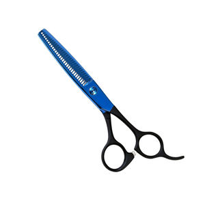 กรรไกรตัดผม สีฟ้าและสีดํา กรรไกรตัดผม สไตล์ผม กรรไกรตัดผม กรรไกรตัดผม - Product Image 1