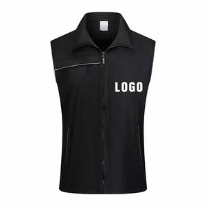 Automne/hiver décontracté respirant Double face polaire hommes Cargo gilet imperméable séchage rapide extérieur multi-poches épais manteau - Product Image 5