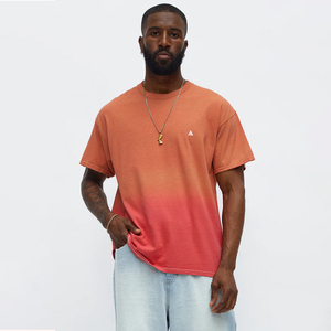 Camiseta de Verano para Hombre, 100% Algodón, Cuello Redondo, Transpirable, de Alta Calidad, con Logotipo Impreso, Talla Personalizada, Estilo Antiguo - Product Image 1
