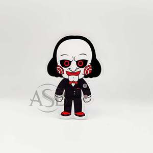Azulejos acrílicos de pestañas con logotipo personalizado de Halloween con imanes para pinzas Azulejos de pestañas Chibi con logotipo personalizado Horror - Product Image 2