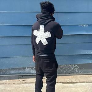 Sudadera con Capucha Personalizada de Poliéster/Algodón de Alta Calidad para Hombre, Invierno, Térmica, Cortavientos, con Forro Polar, Cierre de Cremallera, Corte Regular, Estilo Urbano - Product Image 6