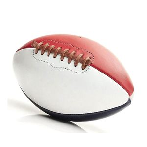 Pelota de Rugby hecha a medida de la mejor calidad, de cuero, tamaño oficial para partidos de entrenamiento y actividades deportivas promocionales, fabricada en Pakistán - Product Image 6
