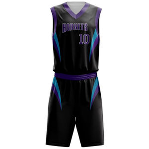Best Design Customized Outdoor <b>Basketball</b> Uniform Sets Plus Size High Quality Breathable Quick Dry 100% Polyester Sports Wear - Product Image 2