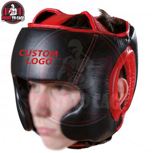 Protège-tête de boxe en cuir PU, ajustable, protège la mâchoire, les joues et la tête, protège-tête confortable à grande ouverture pour la boxe MMA - Product Image 4