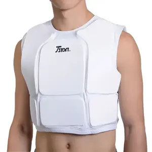 Easy Removal Vest Style Chest Guards Martial Arts Wear