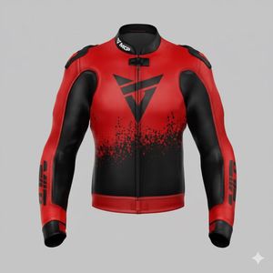Veste de course en cuir perforé pour moto Vendetta Evo pour homme, en cuir de vache/kangourou, pour la route et la piste, protection de niveau 2 CE - Product Image 1