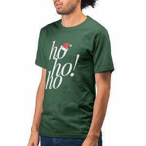 OEM Custom Printed <b>Men's</b> Quick Dry <b>Christmas</b> <b>T</b>-<b>Shirts</b> Hip-Hop Style Drop Shoulder Solid Pattern Wholesale Knitted Fabric - Product Image 5