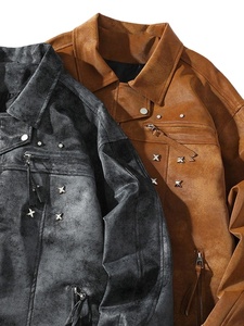 เสื้อแจ็คเก็ตบลูซองคุณภาพสูง ผลิตจากวัสดุรักษ์โลก ปักลายสวยงาม คอปกแบบพับได้ สไตล์ลำลอง สำหรับทุกเพศ พร้อมโลโก้ด้านหน้า - Product Image 4