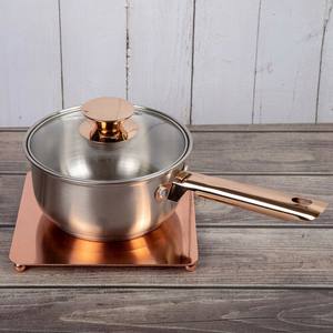 Square ,Apple Shaped Decorative Metal <b>Trivet</b> Holder Antique Steel Teapot <b>Trivets</b> Metal <b>Trivet</b> for Hot Pots and <b>Pans</b> Hot Pad Mats - Product Image 5