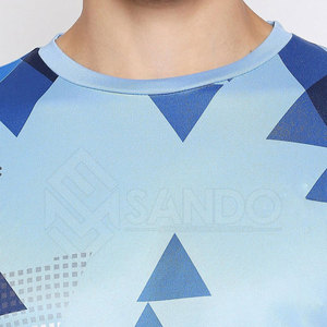 Camisetas de Sublimación 100% Algodón, Transpirables, Tallas Grandes, Diseño Pakistaní, Cuello Redondo, Manga Corta para Hombre, Alta Calidad, Gran Venta - Product Image 6