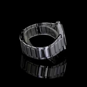 Montre mécanique de luxe pour homme, bracelet en acier inoxydable, diamants de laboratoire, résistance à l'eau 100 bars, mode analogique de luxe - Product Image 4