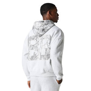 Personnalisé Nouveau Design Patch Broderie Hiver 100% Coton Sweat À Capuche Costume 2-en-1 Polaire Respirant Solide Hommes - Product Image 4