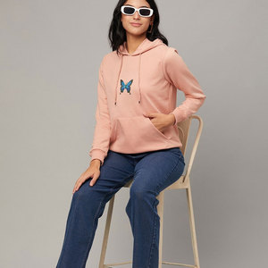 Nuevo estilo de cremallera de manga larga de mujer de moda con capucha y ropa de calle para mujeres sudaderas con capucha - Product Image 4