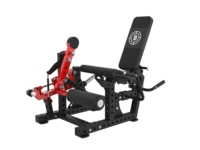 Appareil de Squat à Ciseaux Robuste à Charge de Plaques avec Rouleaux en Mousse et Plaques de Repose-Pieds pour l'Entraînement de Force en Salle de Sport Commerciale