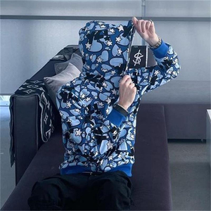 Top Selling Men's Polyester/Cotton <b>Fleece</b> Gym Hoodies Custom Printed Solid Designer 3D Winter Full Face Zipper Embroidered Plain - Product Image 3