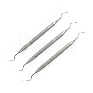 Kit de Curetas Dentales Reutilizables y Autoclavables, Juego de Instrumentos Periodontales de Acero Inoxidable para Higienistas Dentales - Product Image 4