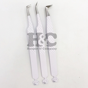 Pinzas de extensión de pestañas Hello Kitty de calidad superior Pinzas de pestañas sostenibles Pinzas de Hello Kitty de visón de acero inoxidable - Product Image 4