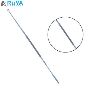 Ent Ear Probes Stainless Steel Surgical Loop Otology Buck Ear Curette Blunt Straight for <b>Otoscope</b> With Double Head CE ISO - Product Image 6