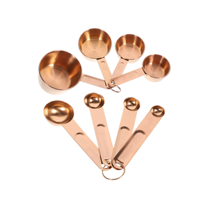 Usine En Gros En Laiton Cuillère À Mesurer Outils Outils De Cuisson Tasses À Mesurer et Cuillères Ensemble pour Ustensile - Product Image 6