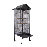 Vente en gros à bas prix cage pour perroquets en métal cage d'élevage d'oiseaux volière à canaris extérieur à vendre