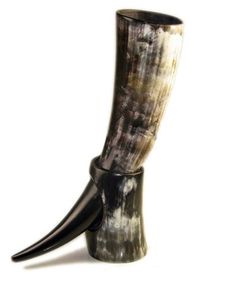 Authentic Handmade Drinking Horn Medieval Norse for Vikings with <b>Stand</b> Hand Engraved Food Safe Beer Horns for Christmas Party - Product Image 6