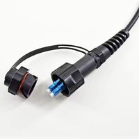 Adaptateur optique étanche Duplex LC SC MPO IP67 LSZH, câble de raccordement à fibres optiques, connecteurs rapides, utilisation extérieure, 5G 4G 3G 100m ODVA