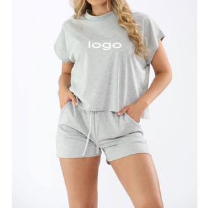 Two Piece Summer <b>Women</b> <b>Short</b> Sleeve <b>Shirts</b> <b>and</b> <b>Shorts</b> <b>Sets</b> Lightweight Breathable 2 Pieces <b>Set</b> for Hot Weather - Product Image 4