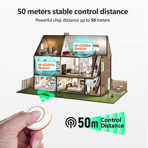 315 433MHz RF không dây điều khiển từ xa Key vòng chuyển đổi SOS cho nhà thông minh chuông cửa chuyển đổi - Product Image 6