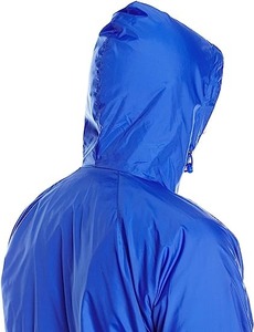 Veste personnalisée vierge pull-over coupe-vent Anorak à capuche avec fermeture éclair latérale pour hommes avec poche à rabat avant - Product Image 3