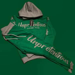 Ensemble de survêtement de qualité supérieure, tissu de qualité supérieure, 100% coton molletonné, service OEM, sweat-shirt à capuche et pantalon, dernier design 2025 - Product Image 1