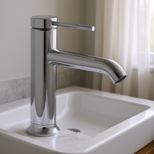 Mitigeur de lavabo chromé RIVIERA SCARUB1135CR pour Idro Bric, robinet élégant pour salles de bain - Product Image 3