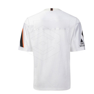 100% polyester tissu meilleur prix maillot de football américain nouveauté vêtements de sport nom personnalisé imprimé - Product Image 2