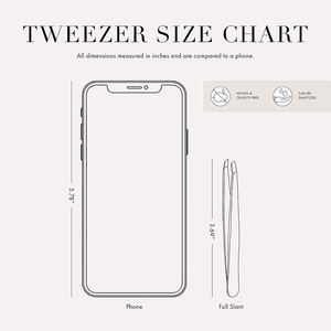 แหนบปลายเฉียงเกรดผ่าตัด ผลิตจากเหล็กเยอรมัน สำหรับกำจัดขนบนใบหน้า แหนบเคลือบกระดาษสำหรับถอนขนคิ้ว - Product Image 6