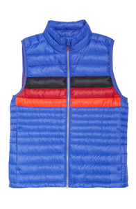 OEM vente en gros personnalisé Fuston bleu gilet à capuche bouffant pour hommes et femmes les deux sexes en nylon gilet résistant à l'eau - Product Image 5