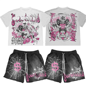 Summer Clothes for <b>Men</b> Jogging Suits Screen Print Casual <b>Short</b> Sleeve T <b>Shirt</b> <b>Shorts</b> Tracksuit <b>Set</b> <b>Mens</b> <b>Shirt</b> <b>and</b> <b>Short</b> <b>Set</b> - Product Image 3