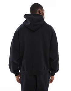 Sudadera con Capucha Extra Grande, Transpirable, 100% Algodón, Personalizada por el Fabricante OEM, con Bolsillo, para Hombre, Corte Holgado Informal, Logotipo Frontal, Temporada de Invierno - Product Image 6