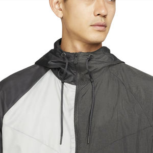 Venta al por mayor de OEM caliente chaqueta impermeable para hombre personalizado cortavientos ligero transpirable con capucha chaqueta a prueba de viento para los hombres - Product Image 6