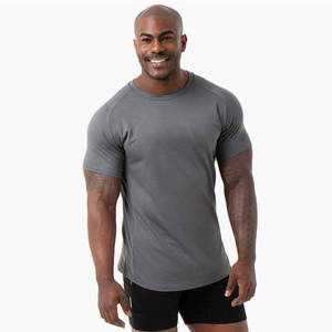 Personalizado deporte activo ropa atlética equipada gimnasio desgaste fitness hombres manga corta gimnasio ropa activa Casual camisetas - Product Image 1