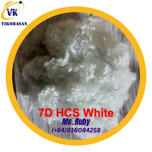 Vikohasan Venta directa de fábrica 7D HCS Blanco Elegante Muebles huecos GRS Certificado 100% Fibra cortada de poliéster Siliconized - Product Image 1