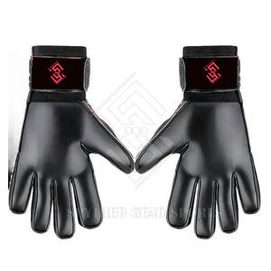 Gants de gardien de but de haute qualité, super doux, en latex, antidérapants, avec sangle de poignet réglable et protection des doigts - Product Image 4