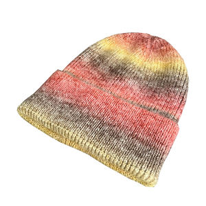 Gorro de punto de gofre con logotipo personalizado gorro de etiqueta tejido de cuero cálido para invierno con personaje de parche e impresión de puntos - Product Image 4