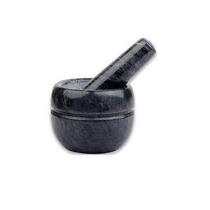 Excelente diseño de mármol Maja y mortero artículo para el hogar 100% Real Mármol Mortero y Maja para uso artesanal - Product Image 4